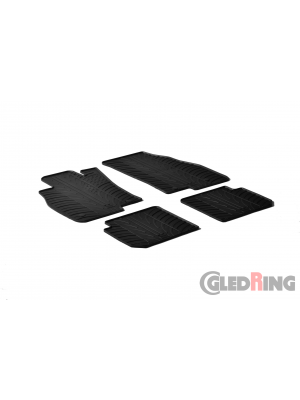 Original Gledring Passform Fußmatten Gummimatten 4 Tlg.+Fixing - Alfa Romeo Mito 2008->